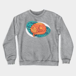 sleeping fox Crewneck Sweatshirt